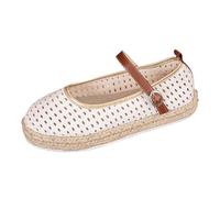 Vhersily Espadrilles classiques avec boucle, style espadrille, semelle sparto, doux, amortissant, pantoufles décontractées, bohème, voyage, piscine, sexy, pour femme, chaudes, légères, respirantes