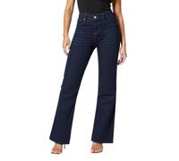 Vhersily Jean pour femme à jambe large, taille haute, élastique, style vintage, de voyage, avec poches, automne et hiver, Punk Streetwear, pour mariage, business, porter un nouveau semestre, bleu