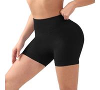 Vhersily Legging de gymnastique pour femme court short motard taille haute sans couture, entraînement de musculation sportif, Scrunch Butt Push Up Yoga Mat Legging court pour entraînement Gym Fitness