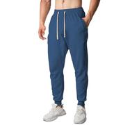 Vhersily Pantalon de sport pour homme Bodybuilding avec poches de course, combinaison d'hiver légère, élastique, cargo de sport long, slim fit jogging en peluche, automne doux, Hip Hop Hipster