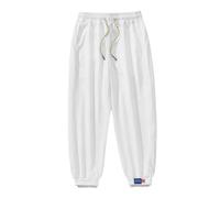 Vhersily Pantalon décontracté avec poches zippées pour homme et femme, élégant long pour activités en plein air, de voyage, résistant aux rayures, pantalon harem jambe droite pour porter un nouveau