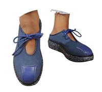 Vhersily Pantoufles pour femme avec élastique et broderies - Tige doublée en laine véritable - Semelle antidérapante et douce - Chaussures de soirée - Tongs de plage antidérapantes - Plateforme