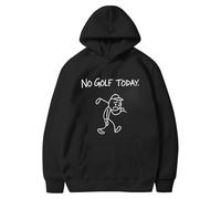 Vhersily Pas de golf à capuche à manches longues avec poches Hip Hop confortable polyvalent confortable et confortable passage partout Style tendance pour la randonnée, le campus, les navetteurs, Noir