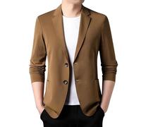 Vhersily Pull pour homme de printemps et d'automne Manteau décontracté Cardigan en tricot fin de style moderne, d'affaires d'été léger confortable et respirant, Kaki, XXXXXL