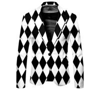 Vhersily Rainbow Blazer Veste arc-en-ciel pour homme Gradient Combinaison formelle de travail Pride Mois de fierté Top, Rendez-vous, Baux, Mariages, Halloween, Carnaval Classique, Chic Jackets