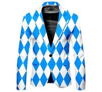 Vhersily Rainbow Blazer Veste arc-en-ciel pour homme Gradient Combinaison formelle de travail Pride Mois de fierté Top, Rendez-vous, Baux, Mariages, Halloween, Carnaval Classique, Chic Jackets