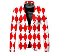 Vhersily Rainbow Blazer Veste arc-en-ciel pour homme Gradient Combinaison formelle de travail Pride Mois de fierté Top, Rendez-vous, Baux, Mariages, Halloween, Carnaval Classique, Chic Jackets