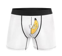 Vhersily Slip pour homme en coton avec taille basse, culotte sexy amusante, string imprimé, boxer sous-vêtements plantes tropicales et perroquets hypoallergéniques, culottes résistantes masculines