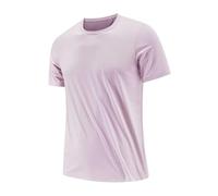 Vhersily T-shirt d'été pour homme, T-shirt de course pour homme, séchage rapide, sport, T-Shirts, violet, L