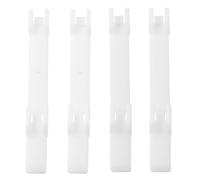 VHEUHZ 4 pièces Nylon Charnière de Porte Compatibles avec Thetford 26430 HP7 Blanc Broches à charnières Porte