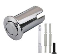 VHEUHZ Composants de toilettes AH0001700R - Kit de double bouton-poussoir pour mécanisme de chasse D2D et D4D 822044001 (long)