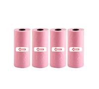 VHGHHVEJ Boîte De Rangement Intérieure De Voiture, Poubelle Avec 4 Rouleaux De Sacs Poubelle, Mini Poubelle Avec Couvercle Et Sac Poubelle, Bac De Rangement For Voiture(4 Roll Pink)