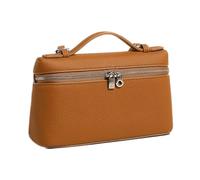 Vhitler Sac à main à bandoulière pour femme, marron, Portable