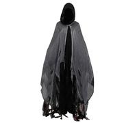 Vhjlfig Cape fantôme d'Halloween, costume d'Halloween pour adulte fantôme masculin | Costume de cape de sorcière | Costume de cosplay d'activités effrayantes pour représentation sur scène