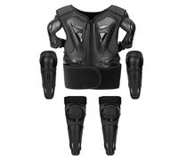 Vhjlfig Ensemble de Protections de Poitrine pour Moto Tout-Terrain en polyéthylène réglable pour de 5 à 12 Ans