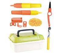 Vhjlfig Kit de Construction en Carton - 148 pièces - Matériau de Construction dentelé, sûr pour - pour Une Utilisation à l'école, Fort, château, Atelier, Atelier, Bricolage, etc