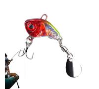 Vhjlfig Leurres Spinner,Leurres Compacts pour Eau Salée - Petit Outil de Leurre Vibrant à Paillettes pour Les Pêcheurs en Ruisseau Rivière Mer Lac Étang Eau Douce et Salée