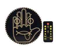 Vhjlfig Lumière de doigt de voiture avec télécommande PCB 14,4 x 14,4 x 2,3 cm, lampe d'avertissement automatique, clignotant, lumières de main de voiture pour camions, berlines, SUV, camping-cars