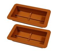 Vhjlfig Moules en silicone pour faire des barres de chocolat | 2 moules profonds faciles à démouler, moules pour barres de bonbons | Pour la cuisson des desserts, la préparation de bonbons