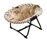 Vhjlfig Panier pour Chien d'Extérieur - Hamac Portable Respirant Antidérapant Lit De Camp,Pliable 57 x 41 x 26 Cm Lit De Chien Surélevé,Destiné Aux Animaux Chats Chatons Chiots Sommeil Repos Camping