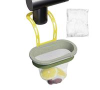 Vhjlfig Panier pour évier - Panier pour capturer les restes de nourriture avec filet - Fournitures suspendues pour la maison avec 50 sacs en maille pour hôtel, boulangerie, restaurant