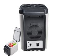 Vhjlfig Réfrigérateur De Voiture 25.5x17x30cm Glacière Thermoélectrique 6L Glacière De Camping 12 Volts Refroidisseur Électrique Congélateur Pour Maison Camion Voiture Et Camping