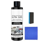 Vhjlfig Savon Mousse Voiture,Produits de Nettoyage Brillant Liquide,Nettoyant 120ml Nettoyage Profond Élimination Des Taches - Pour Saleté Crasse Vélo Moto Meuble Véhicule Berline Pick-Up SUV Roue