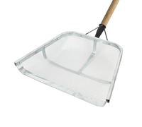 Vhjlfig Tamis à compost 43 x 33 cm en acier inoxydable facile à prendre en main pour le sol, tamis de jardinage, tamis de jardin, maille de sable pour roches, saleté et compost