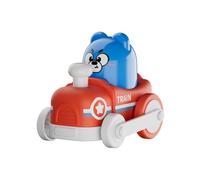 Vhjlfig Voiture Press and Go,Véhicule Rétractable à Friction Ours - Jouets Véhicules Interactifs À Pousser,pour Filles Préscolaire École à la Maison Anniversaire Noël Jour des