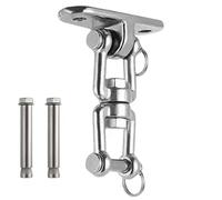 VHKJewE Accessoires for balançoire pivotante porte-charge, support de charge, plaque fixation au plafond, crochet trapèze(A,Expansion screw)