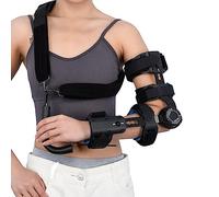 VHKJewE Attelle de coude OP, immobilisateur, support bras, orthèse, rééducation après blessure au, réparation des ligaments et tendons du gauche(Right)