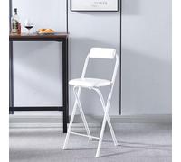 VHKJewE Ensemble de sièges for Cuisine/Restaurant, sans Montage, Gain Place, idéal for la Maison, Le Bureau, Les magasins et Voyages(White,50cm/20in)
