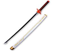 VHKJewE Épée Iai dans Son Fourreau, Style Kendo, Lame de samouraï Japonaise Toyo, épée en Bois Anime, Neuve et Non Ouverte