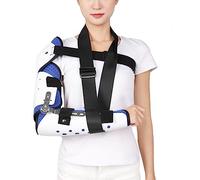 VHKJewE Immobilisateur de bras postopératoire avec stabilisateur d'épaule, physiothérapie et récupération du syndrome canal cubital, for le sommeil travail, gauche(Right)