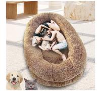 VHKJewE Paniers for Chiens XL, for Adultes et Animaux, Amovibles, lavables végétaliens. Convient aux Humains(Brown,190cm/75in)