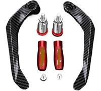 VHKJewE Protection de levier frein for moto - guidon for leviers d'embrayage et Durable for motos(Red With Logo)
