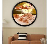 VHKJewE Tableau Mural Rotatif à 360 degrés avec du Sable mouvant, Disponible en Plusieurs Tailles(C,11.4IN)