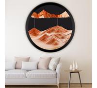 VHKJewE Tableau Mural Rotatif à 360 degrés avec du Sable mouvant, Disponible en Plusieurs Tailles(E,11.4IN)
