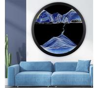 VHKJewE Tableau Mural Rotatif à 360 degrés avec du Sable mouvant, Disponible en Plusieurs Tailles(Q,11.4IN)