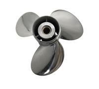 VHRMZJYCN Hélice de Bateau 13x17 Compatible avec Moteur Hors-Bord Yama 50 CV, 115, 130, en Acier Inoxydable, 15 Dents cannelées, Gauche, pièce 6L6-45930-02-98