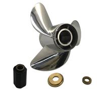 VHRMZJYCN Hélice de Bateau 150-300 CV Compatible avec Moteur Hors-Bord Yama 13 3/4 x 17 en Acier Inoxydable, 15 Dents cannelées, pièce 6G5-45978-03-98