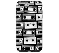 VHS Cassette Cassette 1980 VCR vidéo rétro Film Cadeau Coque pour iPhone 7 Plus/8 Plus