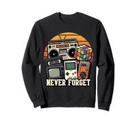 VHS Never Forget Retro Tape, Floppy Tape, Black, CD, 90s 80s Sweatshirt