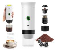 VHV Portable Travel Coffee Machine, 3 in 1 Fast Heating Portable Coffee Maker, 12V Self-Heating 4-6 Minutes, VAPORISATEUR PORTABLE