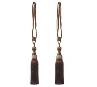 vhVHJry Embrasse pour Rideaux 1 Paire d'embrasses de Rideaux à Pampilles, Corde Rideau, Sangle, décoration Maison Moderne et Simple Embrasse Rideau(Dark Coffee)