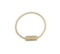 vhVHJry Embrasse pour Rideaux Embrasse de Rideau magnétique, Accessoires Salle, Boule Suspendue cylindrique, Sangle à Boucle, décoration, 2 pièces Embrasse Rideau(Gold)