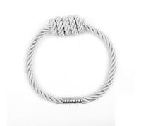 vhVHJry Embrasse pour Rideaux Embrasses de Rideaux 2 pièces, Clip magnétique, Corde à Boucle, Accessoire Support Rideau Embrasse Rideau(Silver)