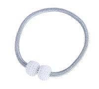 vhVHJry Embrasse pour Rideaux Supports de Rideaux magnétiques, Clips Boucle d'embrasse, Boule Suspendue, Accessoires décoration Embrasse Rideau(Grey,1Pcs)
