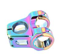 vhVHJry Potence VTT Tige de vélo Montagne, Pont Route à Puissance Courte, Guidon Montant réglable 28,6 x 31,8 35 mm Potence Velo(XD48 Colorful)