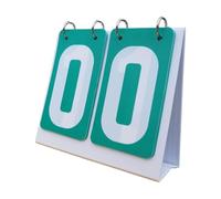 vhVHJry Tableau De Score Compteur de Score Tableau Bord à Rabat Durable 2 Chiffres for Les Jeux Basket-Ball Volley-Ball Football Badminton Tableaux Scores(Green)